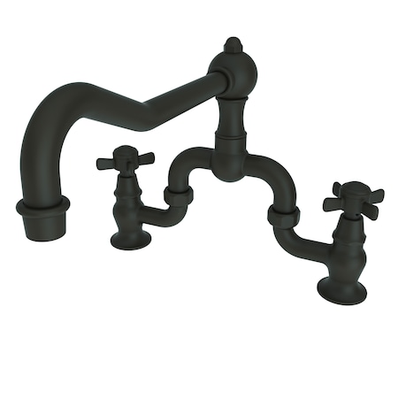 Newport Brass Kitchen Bridge Faucet in Oil Rubbed Bronze 9451-10B